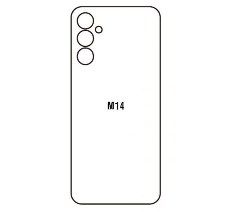Hydrogel - matná zadná ochranná fólia - Samsung Galaxy M14