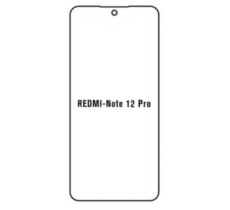 UV Hydrogel s UV lampou - ochranná fólia - Xiaomi Redmi Note 12 Pro 5G