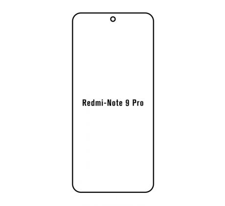 UV Hydrogel s UV lampou - ochranná fólia - Xiaomi Redmi Note 9 Pro 5G