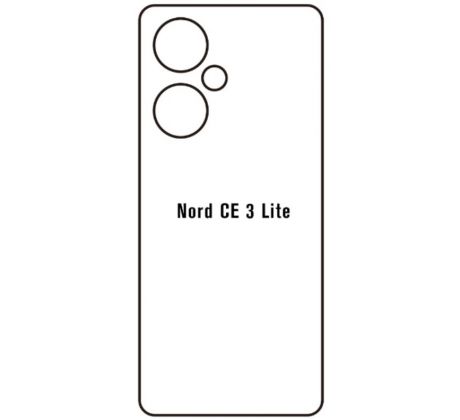 Hydrogel - matná zadná ochranná fólia - OnePlus Nord CE 3 Lite