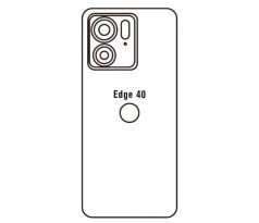 Hydrogel - matná zadná ochranná fólia - Motorola Edge 40 