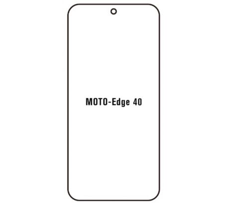 Hydrogel - matná ochranná fólia - Motorola Edge 40 