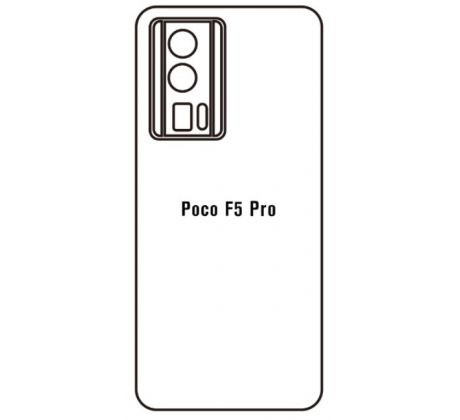 Hydrogel - matná zadná ochranná fólia - Xiaomi Poco F5 Pro