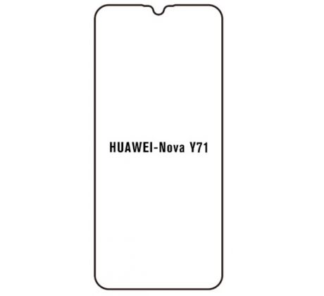 Hydrogel - matná ochranná fólia - Huawei Nova Y71