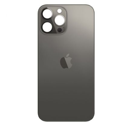 Apple iPhone 14 Pro - Sklo zadného housingu so zväčšeným otvorom na kameru - Space Black