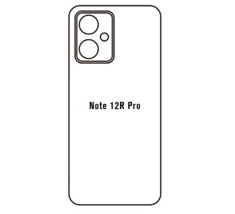 Hydrogel - zadná ochranná fólia - Xiaomi Redmi Note 12R Pro