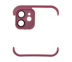 Bumper s ochranou kamery pre  iPhone 12 cherry