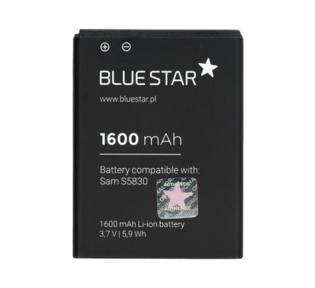 Batéria Samsung Galaxy Ace (S5830)/ Galaxy Gio (S5670) 1600 mAh Li-Ion (BS) PREMIUM