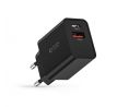 SIEŤOVÁ NABÍJAČKA NA MOBIL A TABLET TECH-PROTECT NC30W 2-PORT NETWORK CHARGER PD30W/QC3.0 BLACK