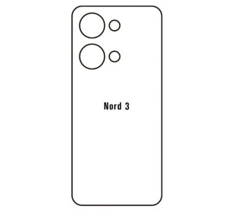 Hydrogel - matná zadná ochranná fólia - OnePlus Nord 3 5G