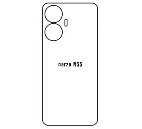 Hydrogel - matná zadná ochranná fólia - Realme Narzo N55