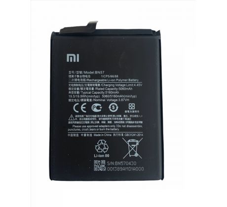 Batéria Xiaomi Poco X3 BN57 5060mAh (Service Pack)