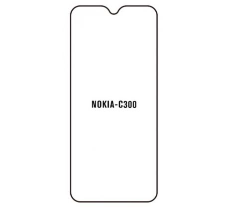 Hydrogel - ochranná fólia - Nokia C300 (case friendly) 