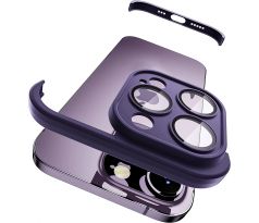 Bumper s ochranou zadnej kamery pre iPhone 13 Pro  fialový