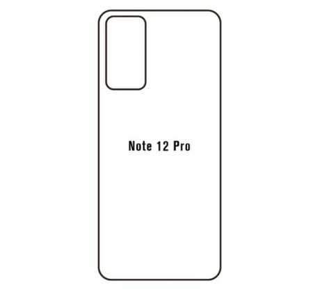 Hydrogel - zadná ochranná fólia - Xiaomi Redmi Note 12 Pro 4G
