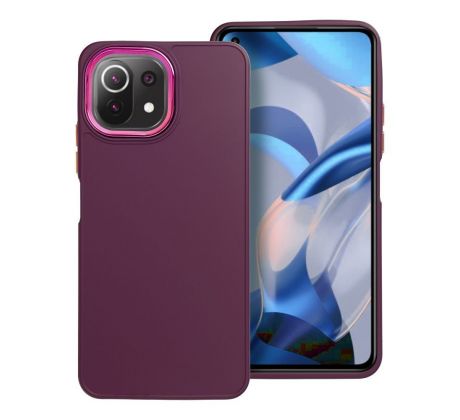 FRAME Case  Xiaomi Mi 11 Lite 5G / Mi 11 Lite LTE ( 4G ) / Mi 11 Lite NE fialový