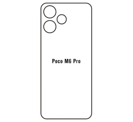Hydrogel - zadná ochranná fólia - Xiaomi Poco M6 Pro