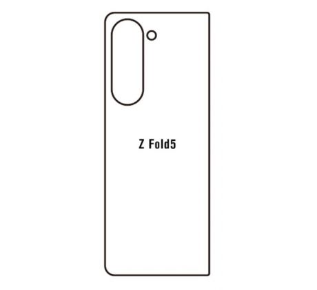 Hydrogel - matná zadná ochranná fólia - Samsung Galaxy Z Fold 5