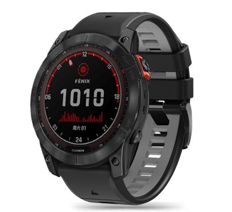 REMIENOK TECH-PROTECT ICONBAND PRO GARMIN FENIX 5 / 6 / 6 PRO / 7 BLACK/GREY