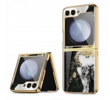 KRYT TECH-PROTECT MOOD MARBLE SAMSUNG GALAXY Z FLIP 5 BLACK