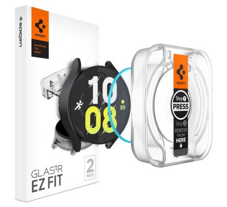 2PACK SET OCHRANNÝCH SKIEL SPIGEN GLAS.TR ”EZ-FIT” 2-PACK SAMSUNG GALAXY WATCH 6 (44 MM) CLEAR