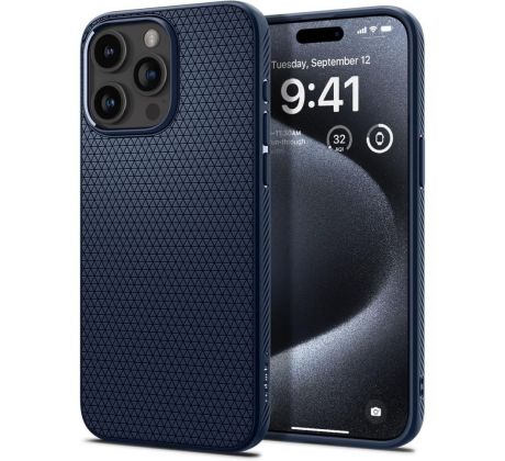 KRYT SPIGEN LIQUID Air iPhone 15 Pro NAVY BLUE