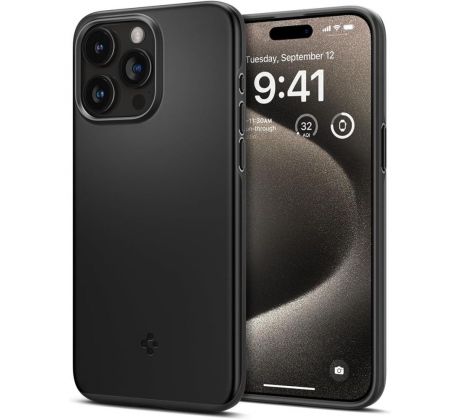 KRYT SPIGEN THIN FIT iPhone 15 Pro Max BLACK