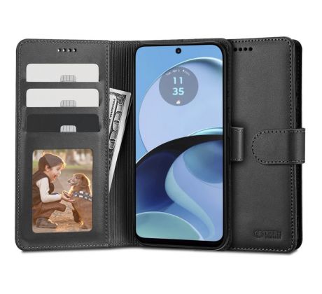 KRYT TECH-PROTECT WALLET MOTOROLA MOTO G14 BLACK