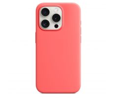 iPhone 15 Pro Silicone Case s MagSafe - Guava design (lososový)