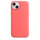 iPhone 15 Silicone Case s MagSafe - Guava design (lososový)