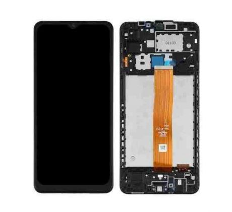 LCD displej + dotykové sklo Samsung Galaxy A12 A127F s rámom 