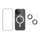 3PACK - Hydrogel + Crystal Air kryt s MagSafe + ochranné sklíčko kamery pre iPhone 15 
