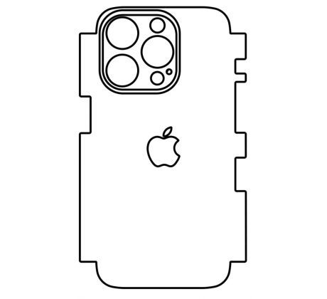 Hydrogel - matná zadná ochranná fólia - iPhone 15 Pro