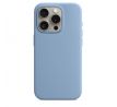 iPhone 15 Pro Max Silicone Case s MagSafe - Winter Blue design (slabomodrý)