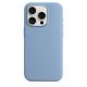 iPhone 15 Pro Max Silicone Case s MagSafe - Winter Blue design (slabomodrý)