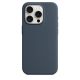 iPhone 15 Pro Max Silicone Case s MagSafe - Storm Blue  design (tmavomodrý)