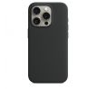 iPhone 15 Pro Silicone Case s MagSafe - Black design (čierny)