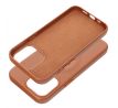 Roar Kožený kryt Mag Case -  iPhone 13 Pro Brown