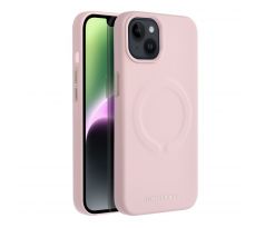 Roar Kožený kryt Mag Case -  iPhone 14 Pro    ružový purpurový