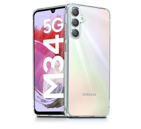 Transparentný silikónový kryt s hrúbkou 0,5mm  Samsung Galaxy M34