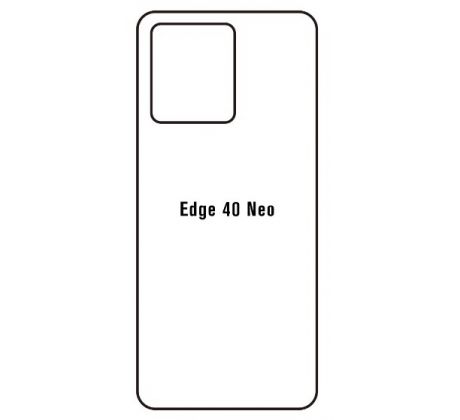 Hydrogel - matná zadná ochranná fólia - Motorola Edge 40 Neo