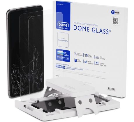 2PACK SET OCHRANNÝCH SKIEL WHITESTONE DOME GLASS 2-PACK GOOGLE PIXEL 8 PRO CLEAR