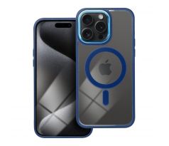 Color Edge Mag Cover  s MagSafe  iPhone 15 Pro Max  tmavomodrý modrý