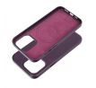 Kožený kryt Mag Cover  iPhone 15 Pro Max  fialový