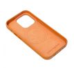 Kožený kryt Mag Cover  iPhone 15 Pro orange
