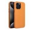 Kožený kryt Mag Cover  iPhone 15 Pro Max orange