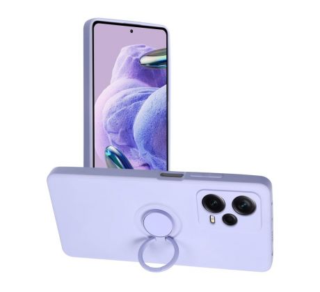 SILICONE RING Case  Xiaomi Redmi Note 12 Pro+ 5G fialový