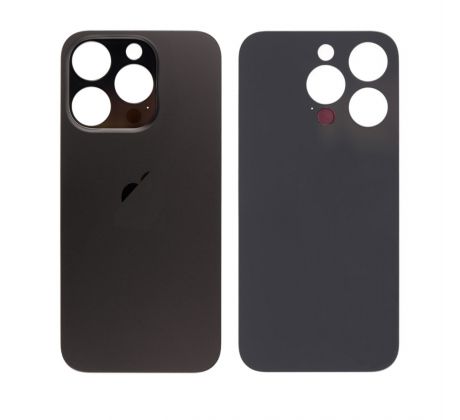 Apple iPhone 15 Pro Max - Náhradné zadné sklo housingu (Black Titanium)