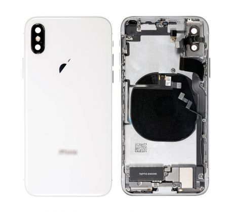 Apple iPhone XS - Zadný Housing - biely s predinštalovanými dielmi