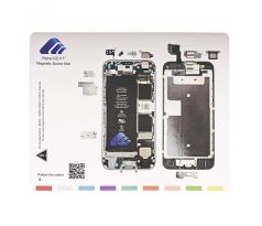 Magnetický organizér skrutiek so schémou (iPhone 6S, 6S Plus)